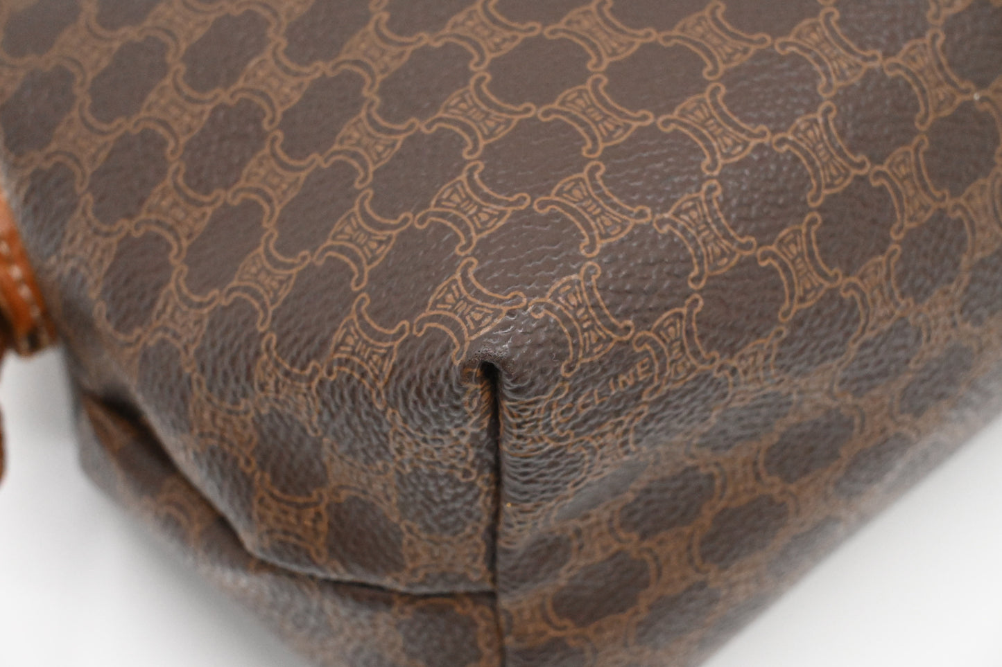 Celine Pouch in Macadam Canvas
