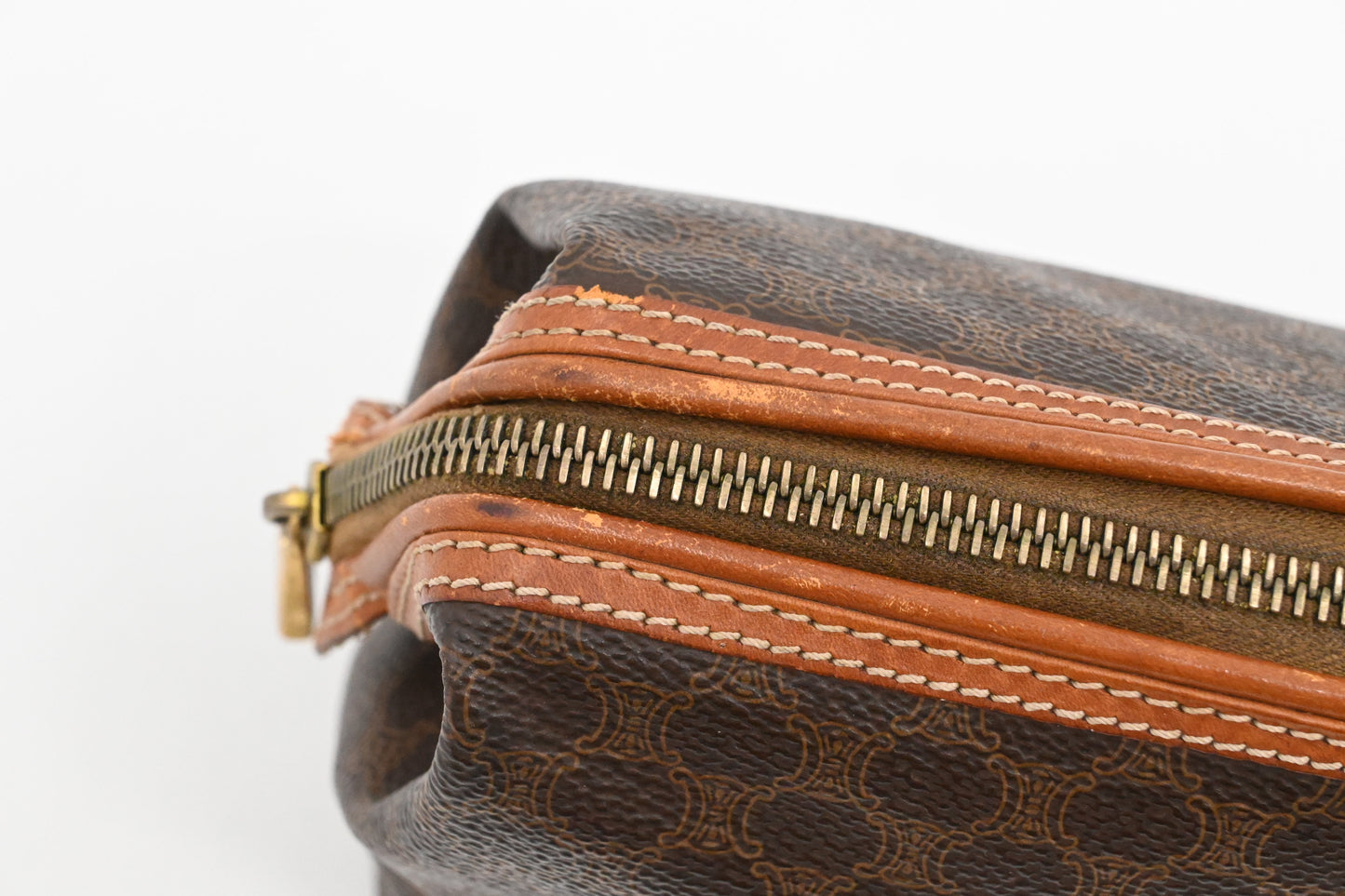 Celine Pouch in Macadam Canvas