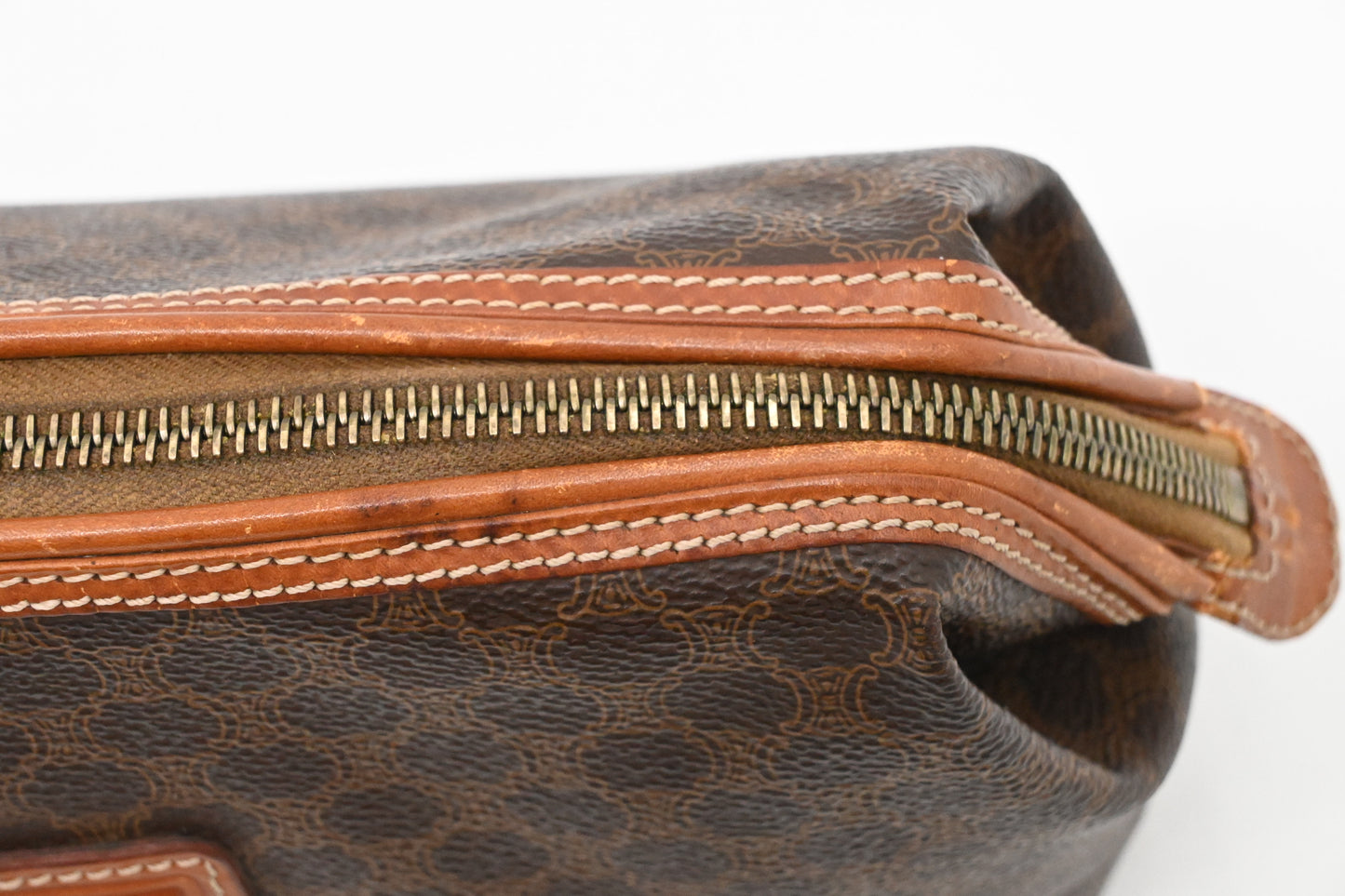 Celine Pouch in Macadam Canvas