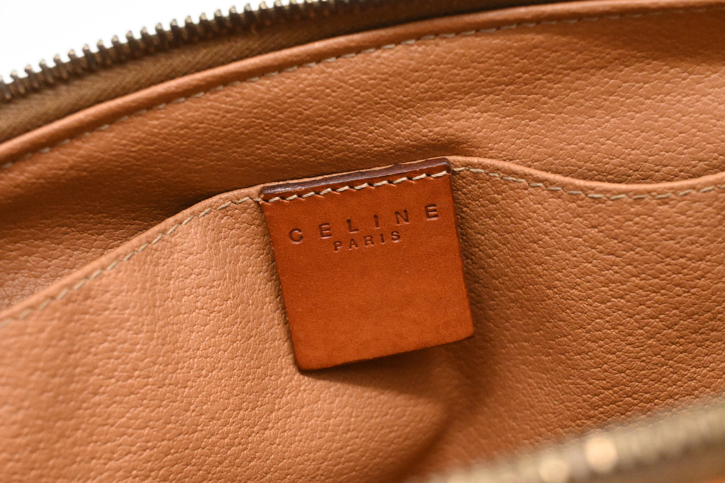 Celine Pouch in Macadam Canvas