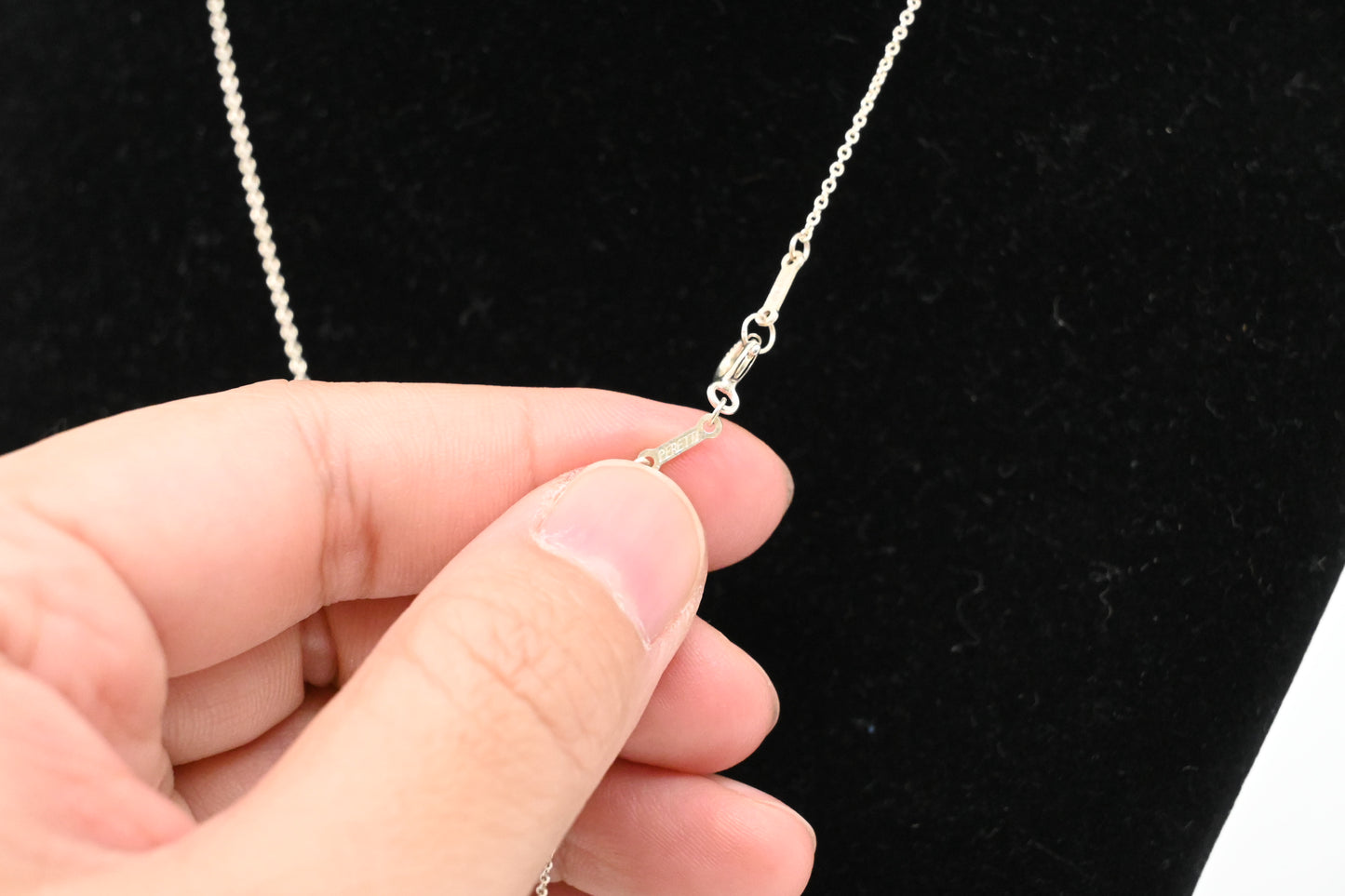 Tiffany & Co. Open Drop Necklace in Sterling Silver