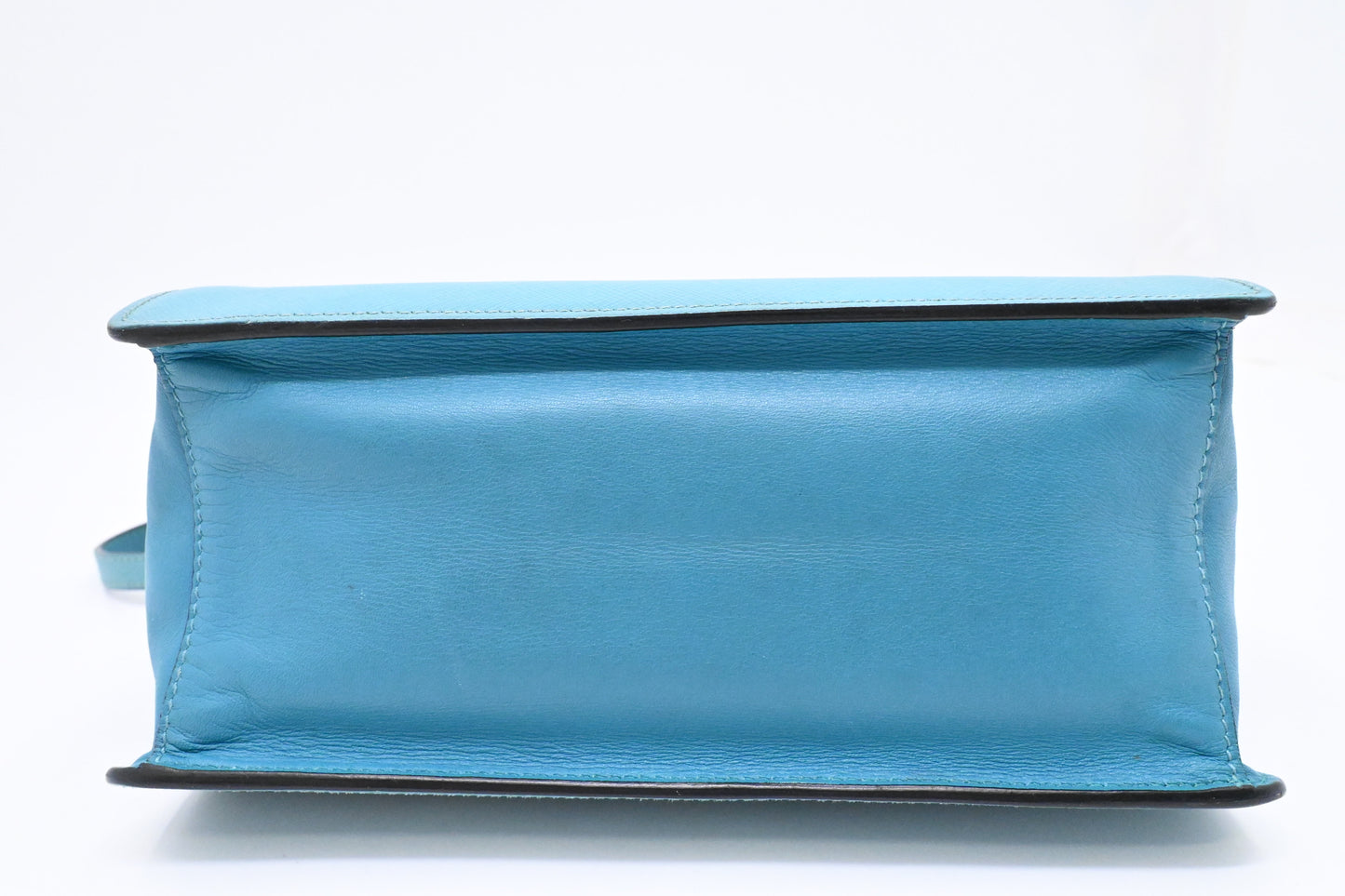Prada Crossbody Bag in Blue Saffiano Leather
