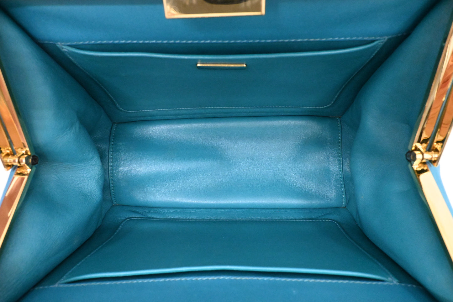 Prada Crossbody Bag in Blue Saffiano Leather