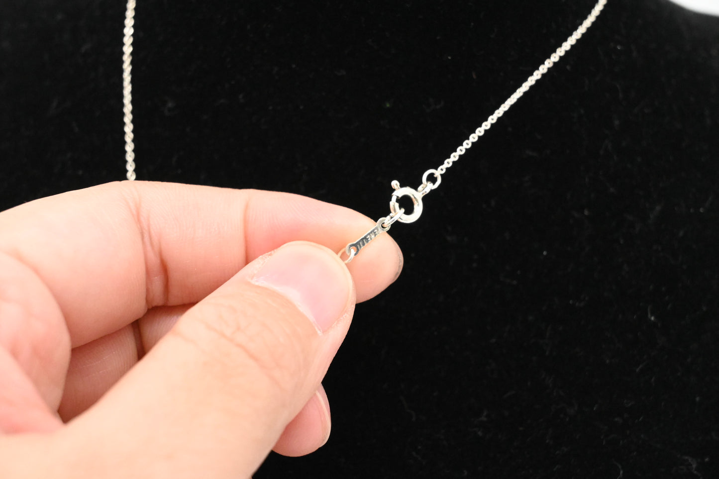 Tiffany & Co. Bean Necklace in Sterling Silver