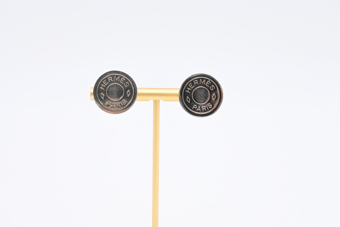 Hermes "Clou de Selle" Clip On Earrings