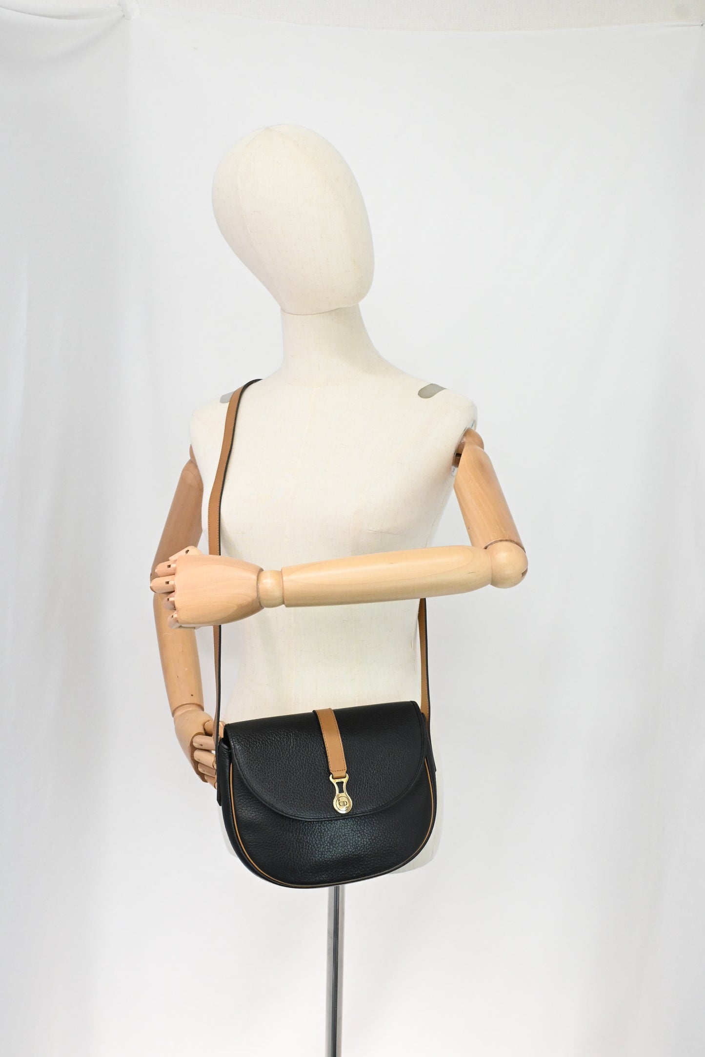 Dior Crossbody Bag in Black Leather