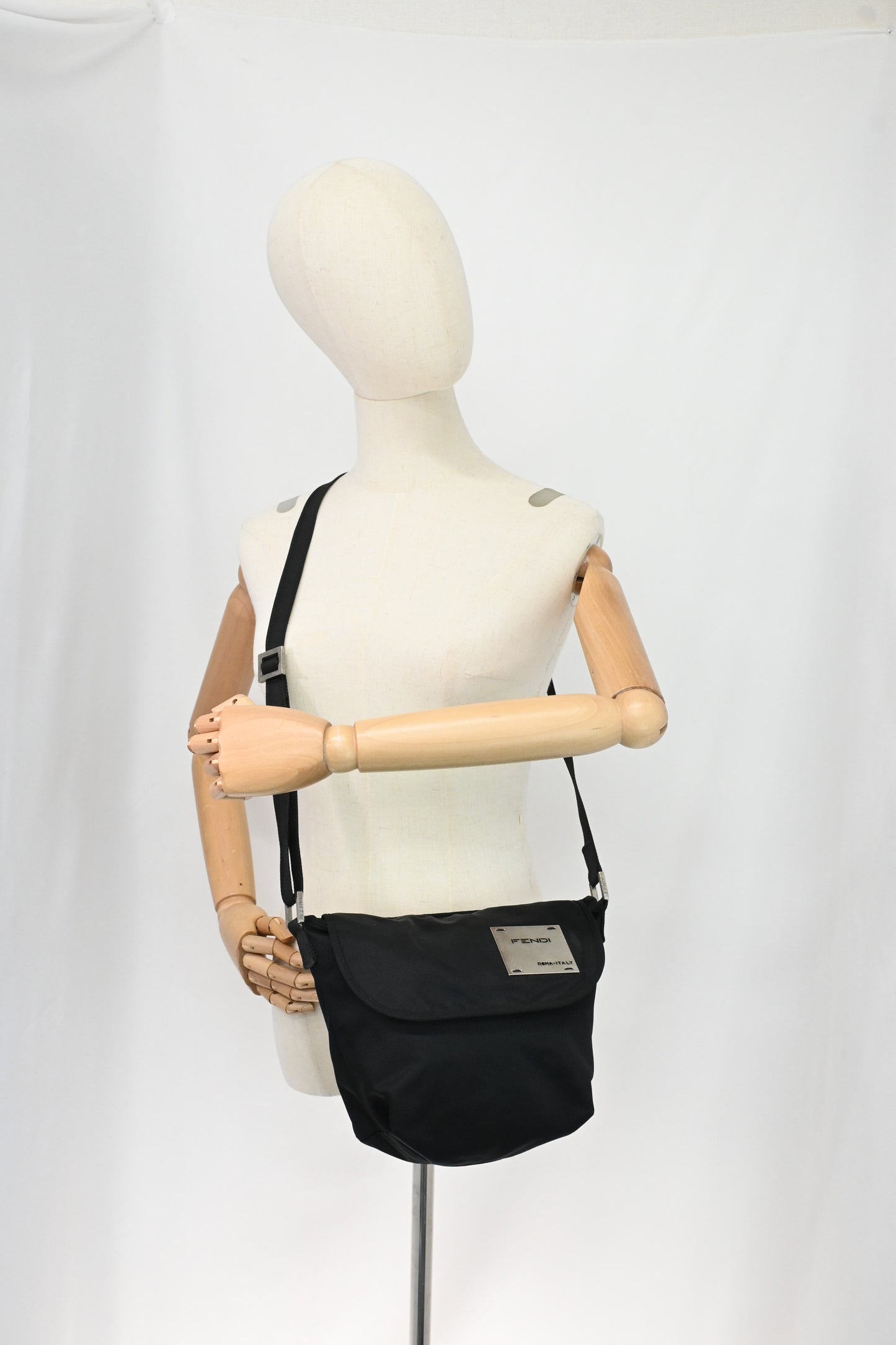 Fendi Crossbody Bag in Black Canvas