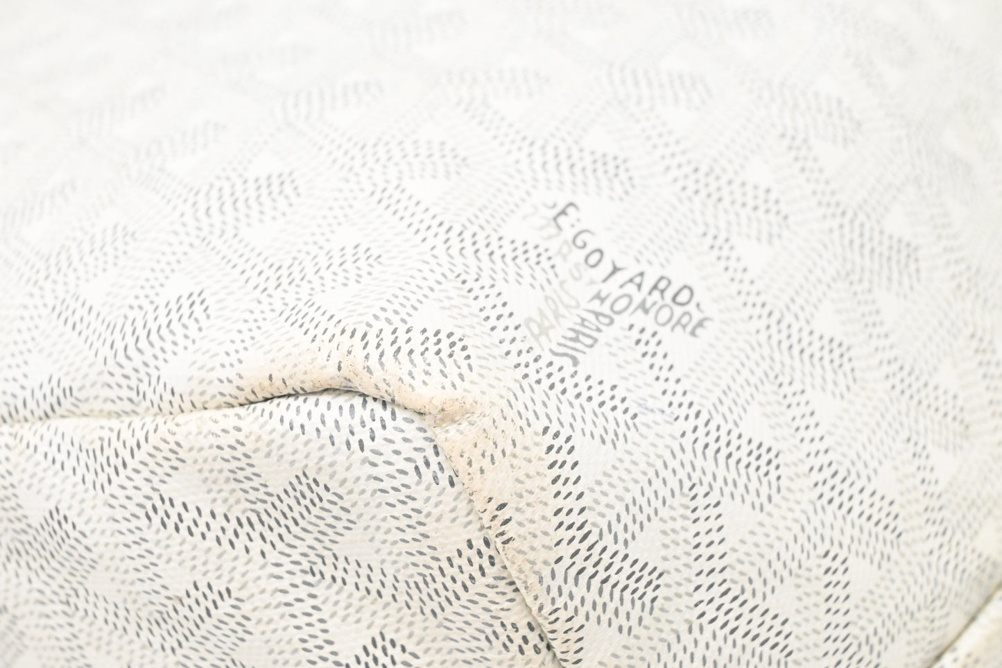 Goyard Saint Louis PM in White Goyardine Canvas
