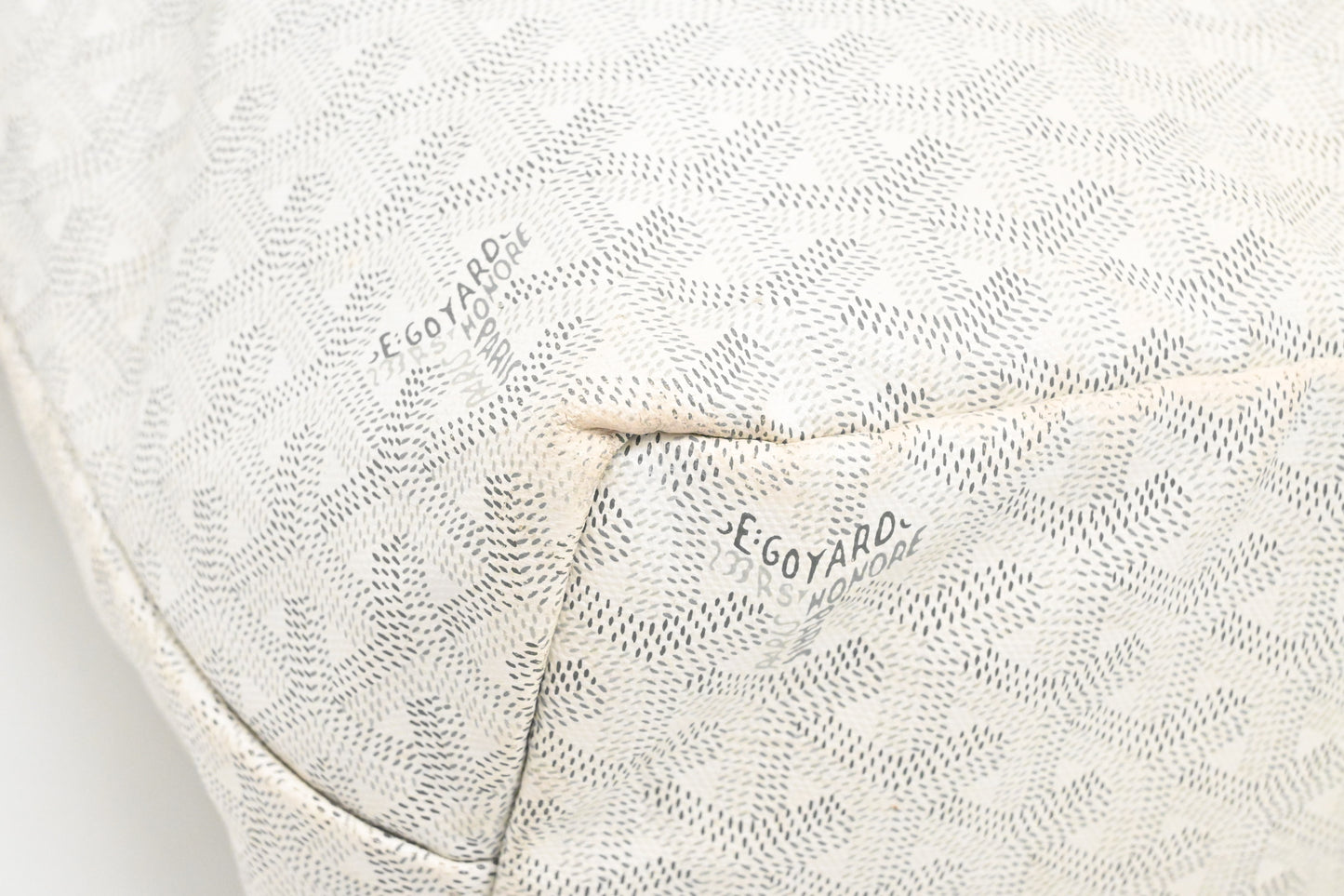 Goyard Saint Louis PM in White Goyardine Canvas