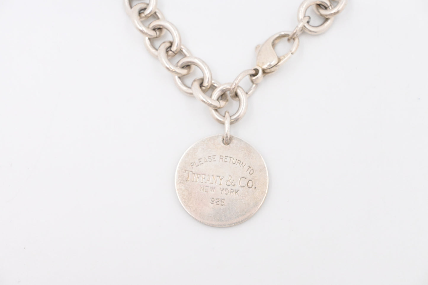 Tiffany & Co. Round Tag Bracelet in Sterling Silver