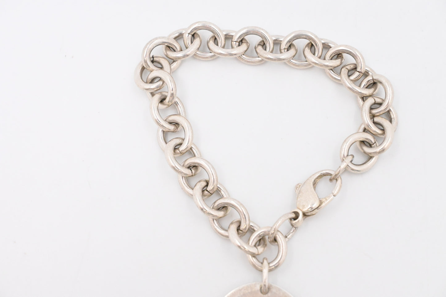 Tiffany & Co. Round Tag Bracelet in Sterling Silver