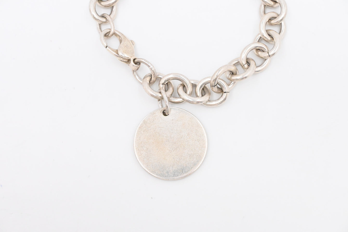 Tiffany & Co. Round Tag Bracelet in Sterling Silver