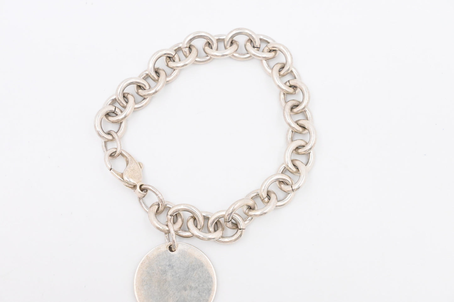 Tiffany & Co. Round Tag Bracelet in Sterling Silver