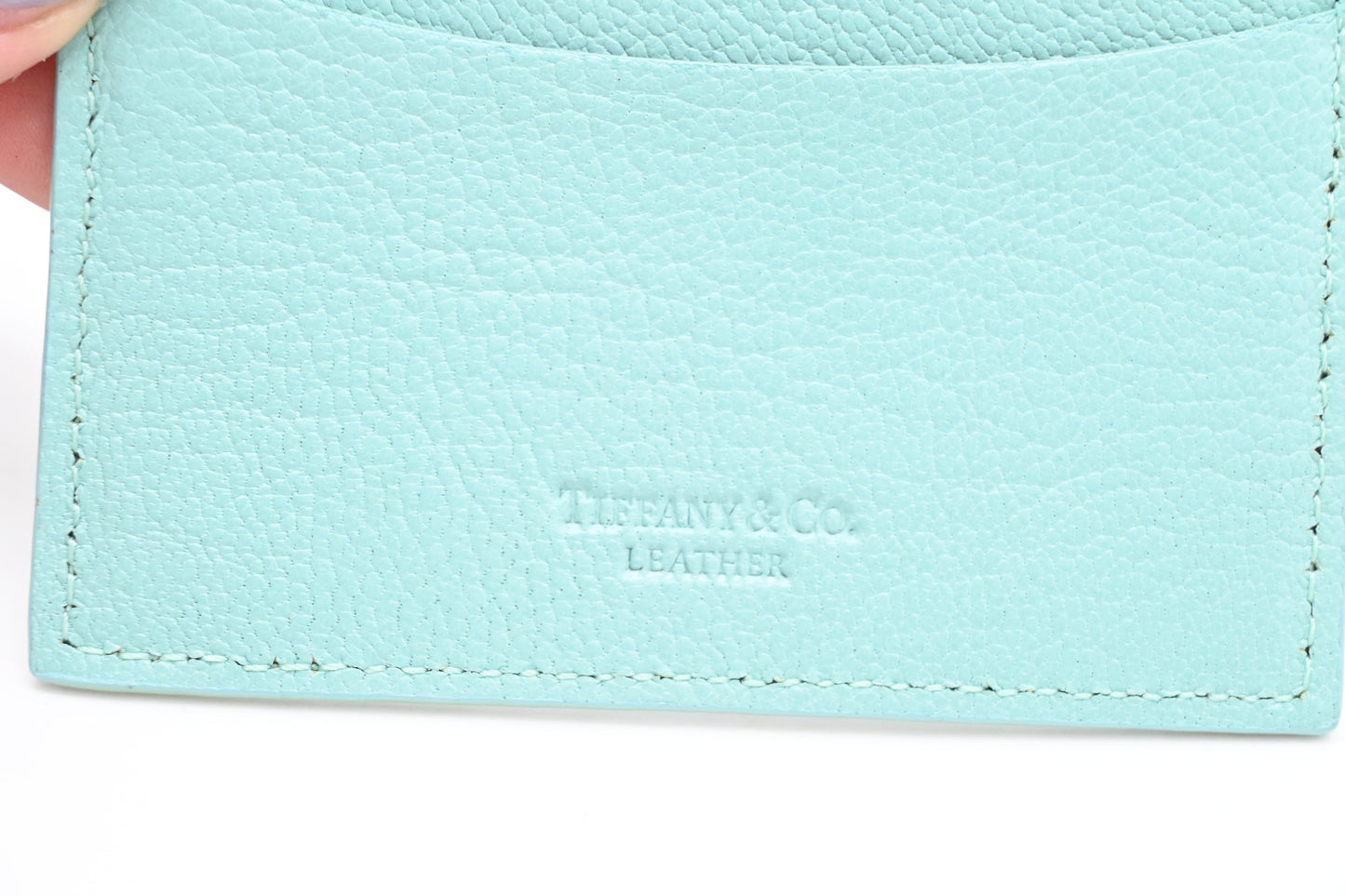 Tiffany & Co. Card Case in Tiffany Blue Leather