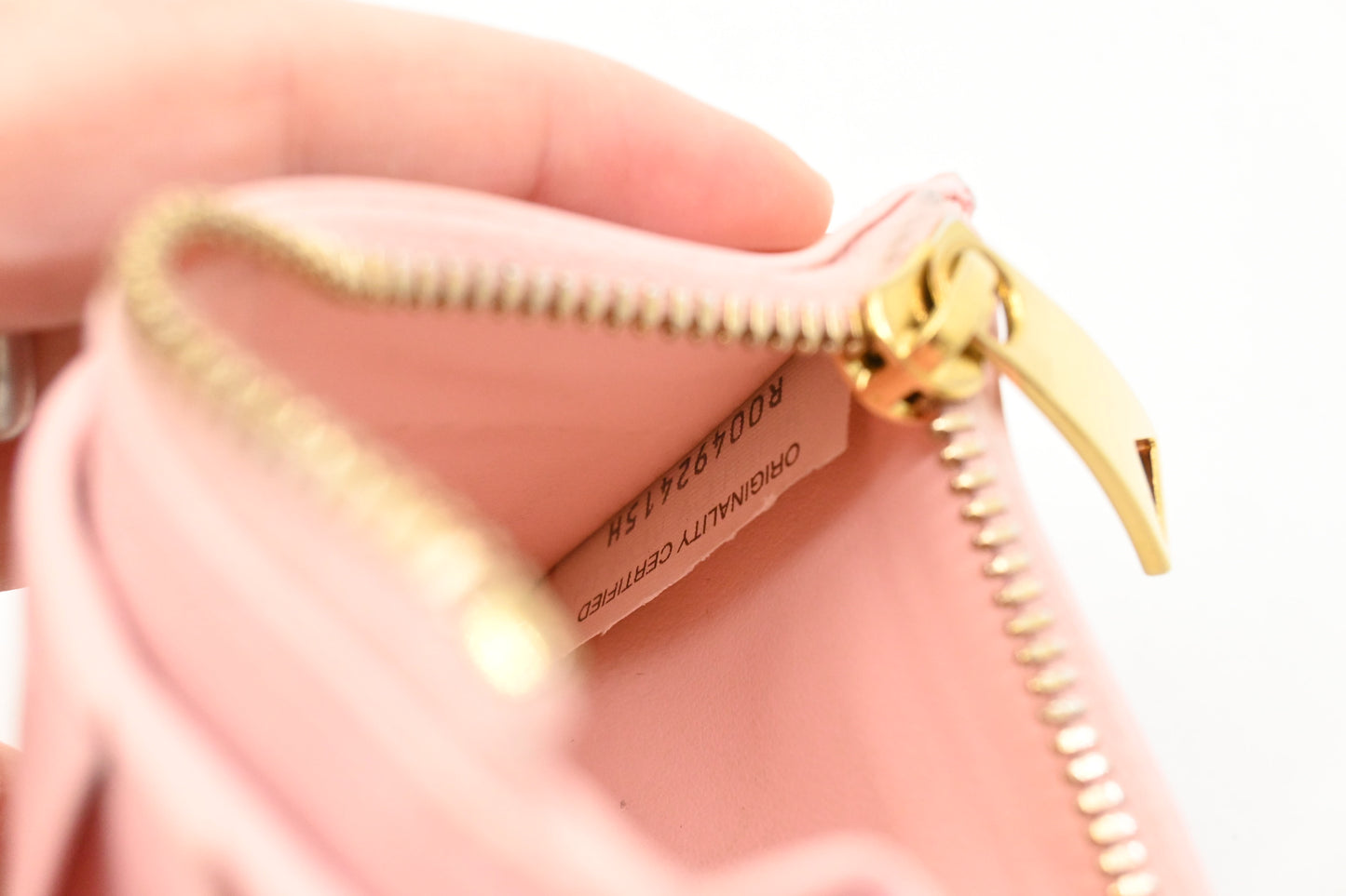 Bottega Veneta Card Case in Pink Intrecciato Leather