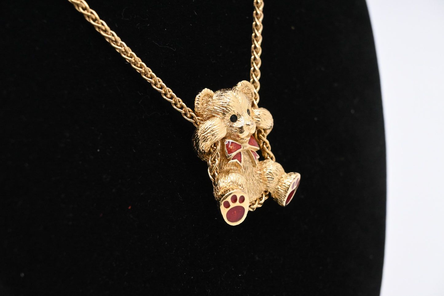 Burberry Swinging Bear Necklace
