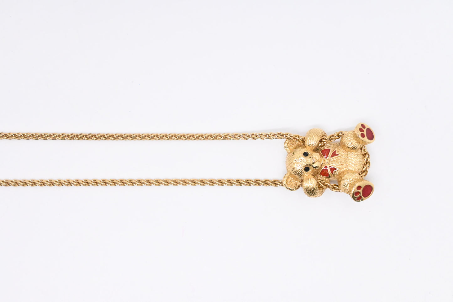 Burberry Swinging Bear Necklace