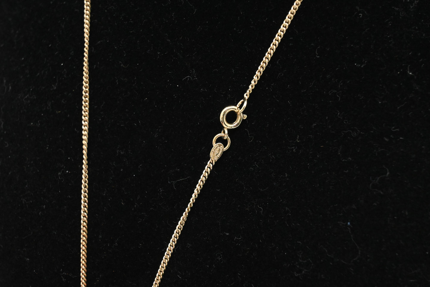 Chanel Pink Rhinestone CC Cutout Necklace