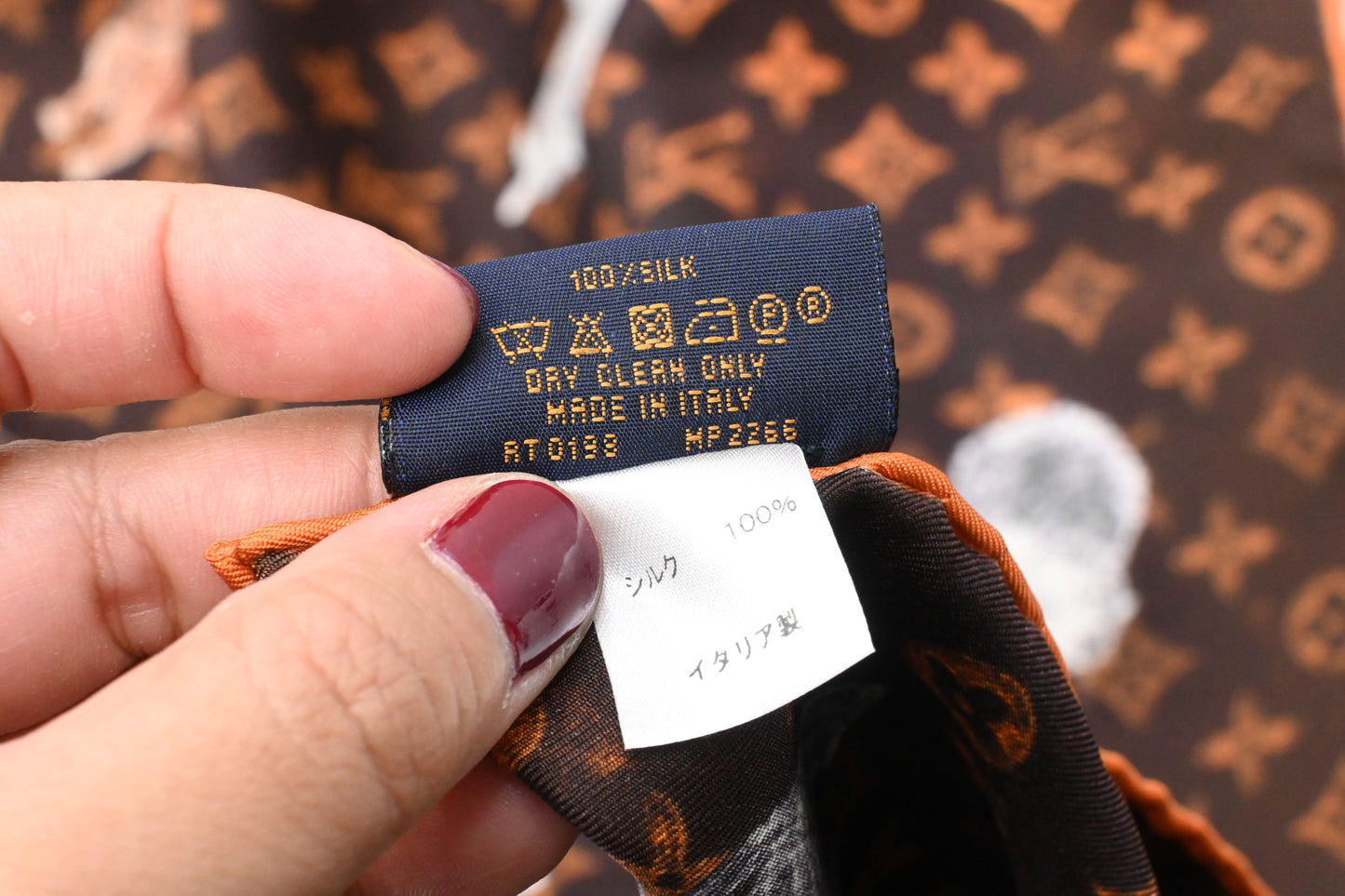 Louis Vuitton Catogram Scarf in Silk