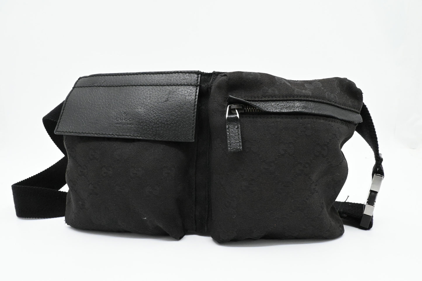 Gucci Bumbag in Black GG Canvas