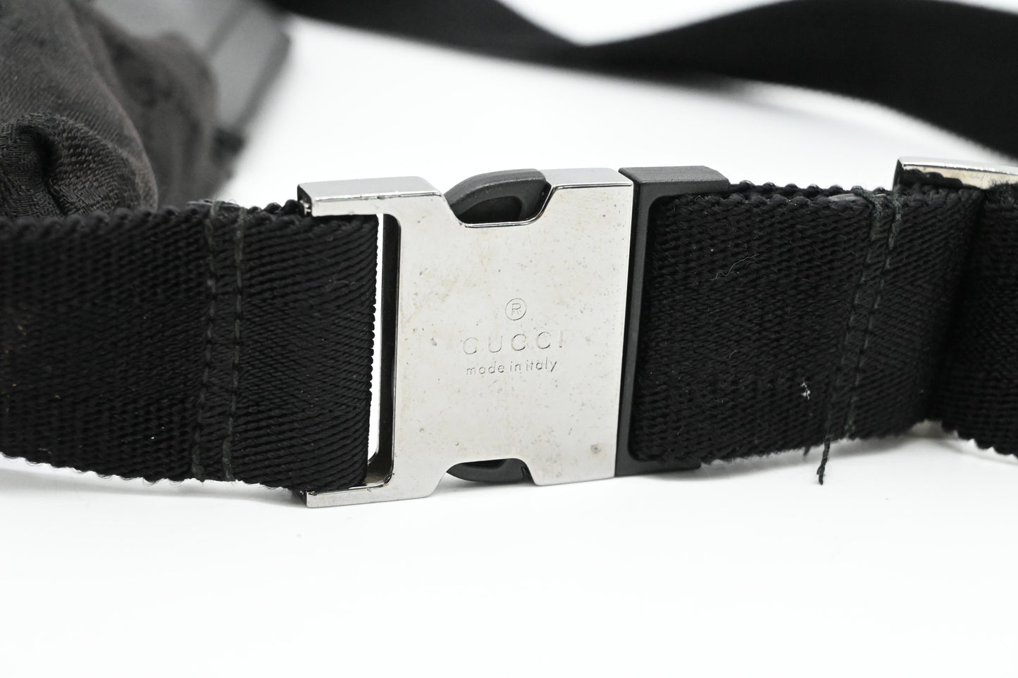 Gucci Bumbag in Black GG Canvas