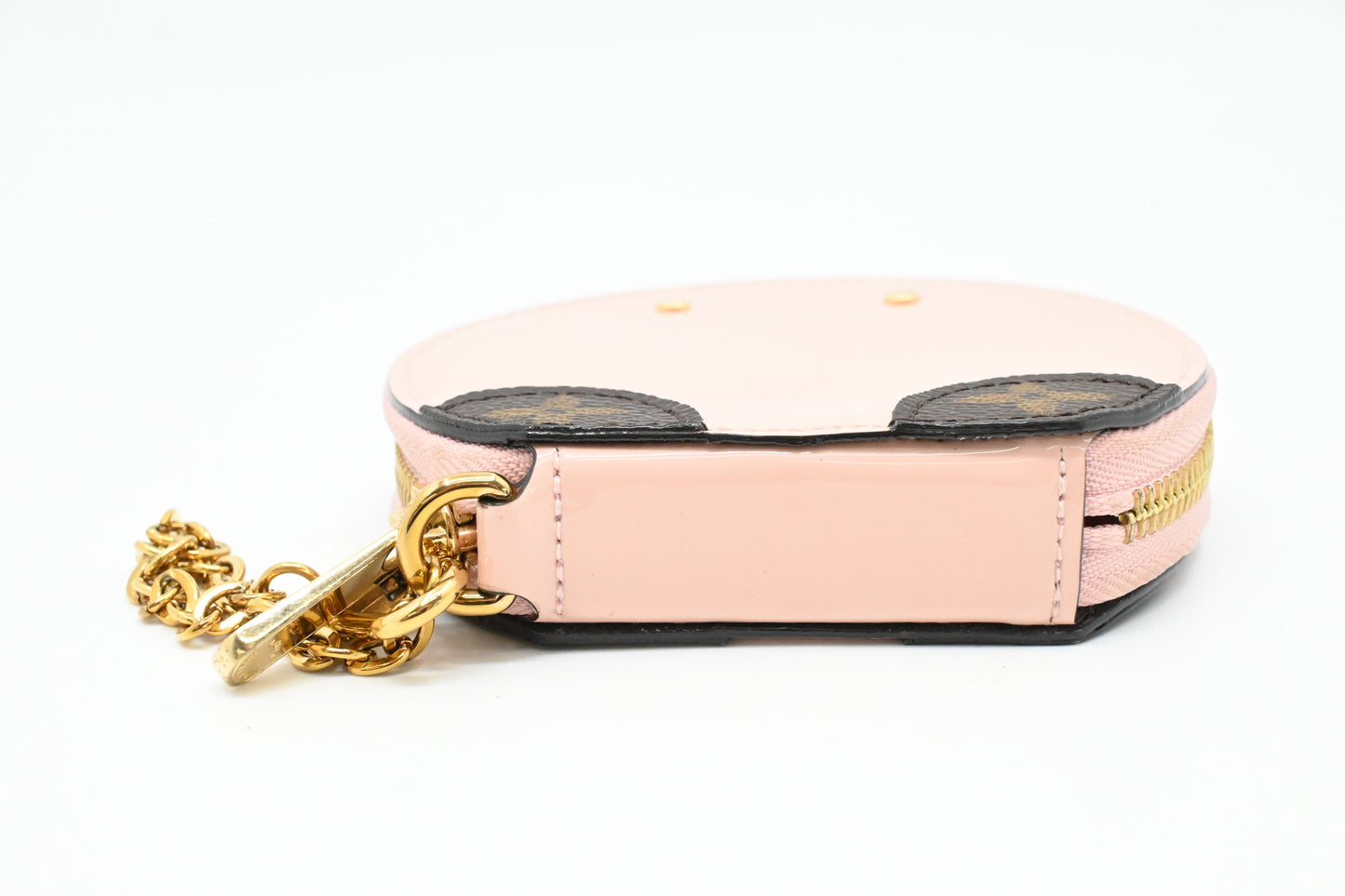 Louis Vuitton Micro Boîte Chapeau in Pink Vernis Leather and Monogram Canvas