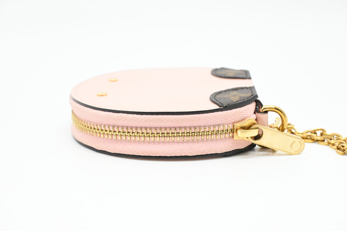 Louis Vuitton Micro Boîte Chapeau in Pink Vernis Leather and Monogram Canvas