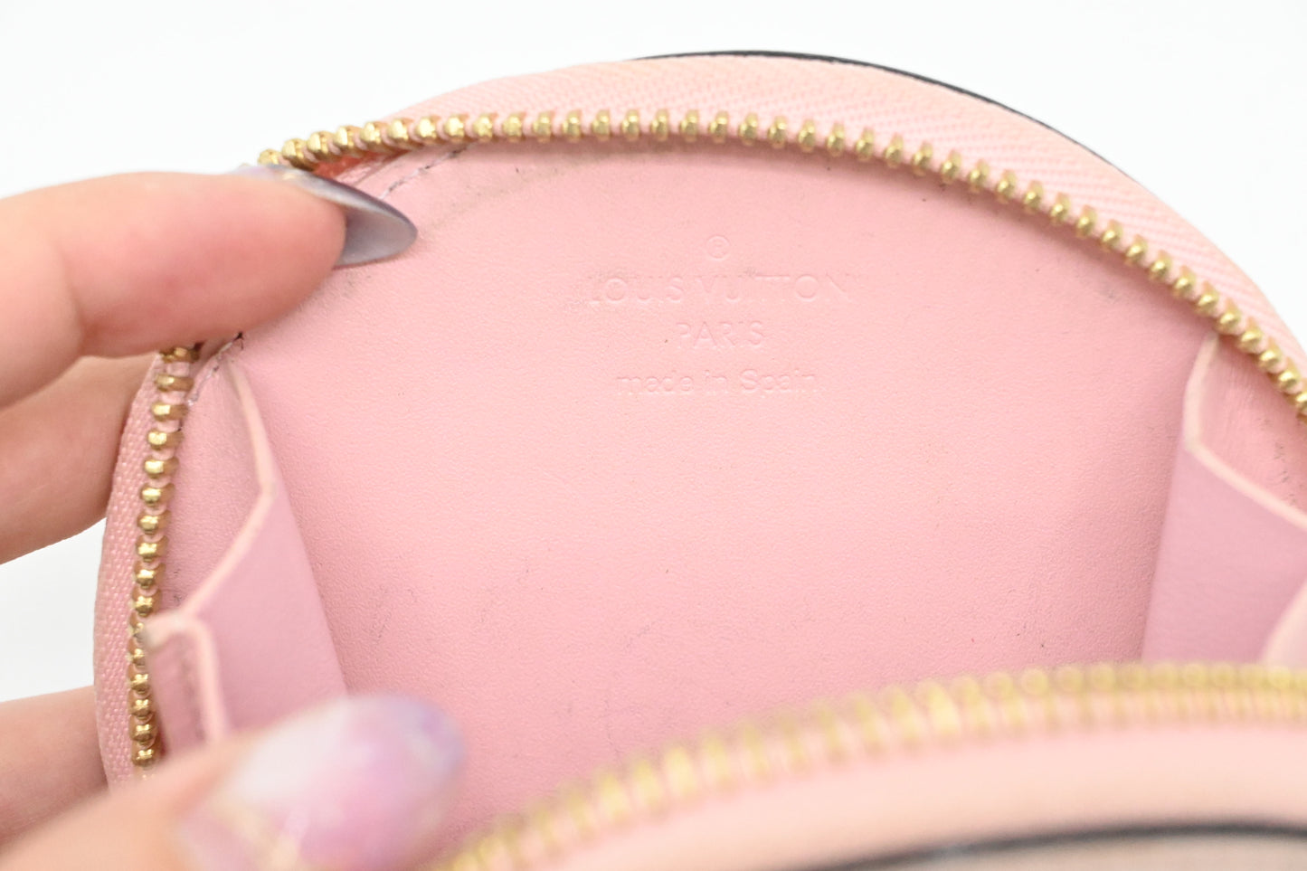 Louis Vuitton Micro Boîte Chapeau in Pink Vernis Leather and Monogram Canvas
