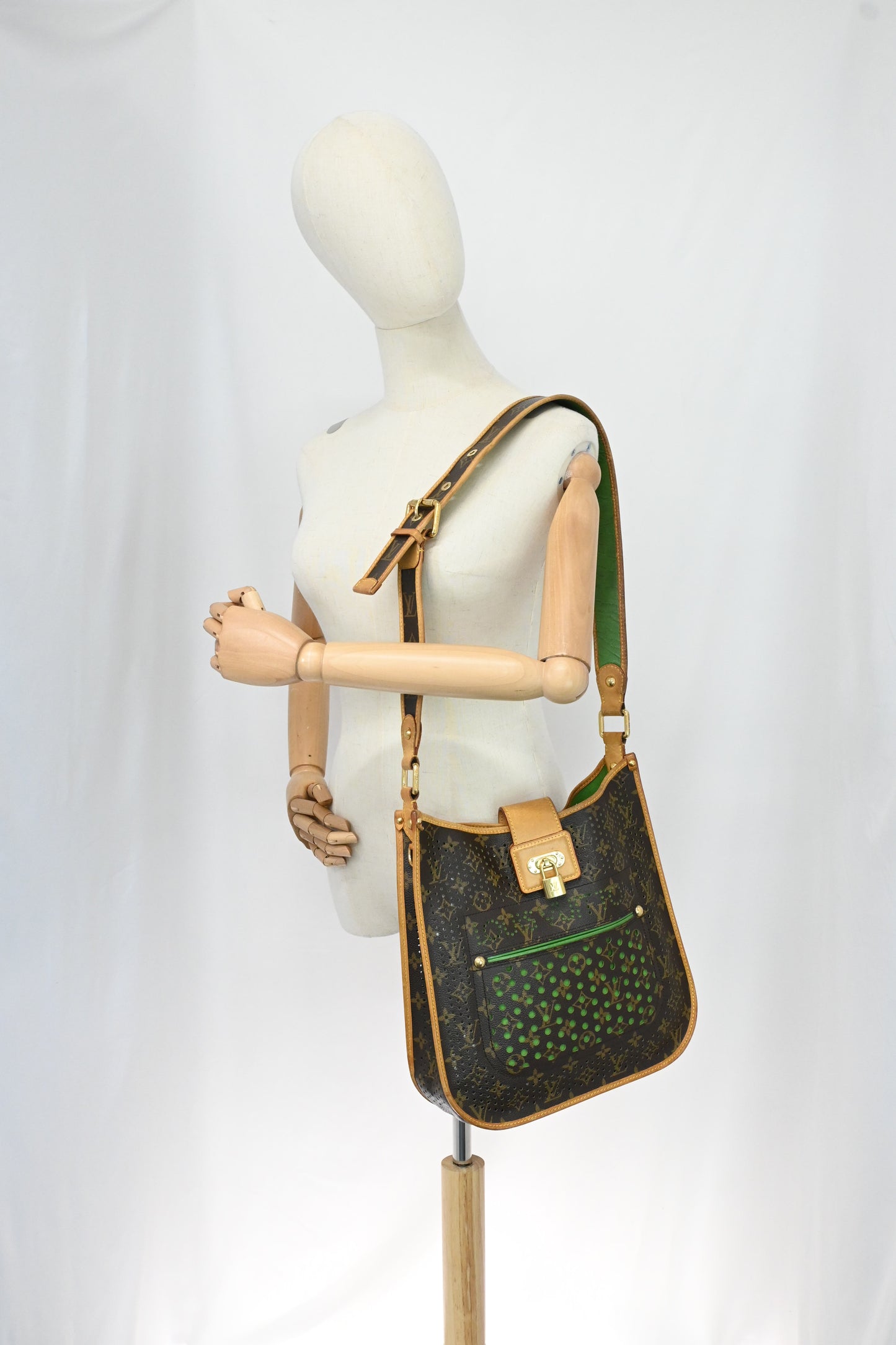 Louis Vuitton Musette Perforated Green in Monogram Canvas
