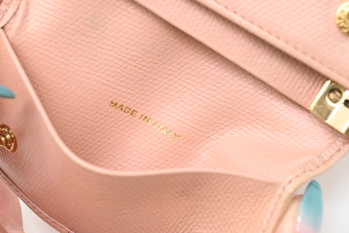 Chanel 6 Key Case in Pale Pink Leather