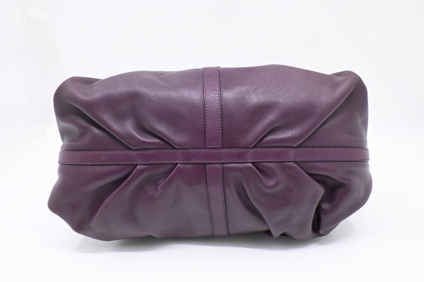Bvlgari Chandra Shoulder Bag in Purple Leather