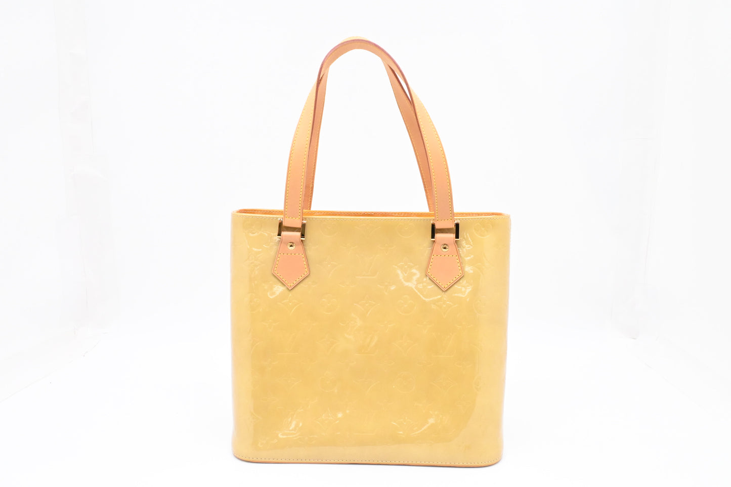 Louis Vuitton Houston in Yellow Vernis Leather