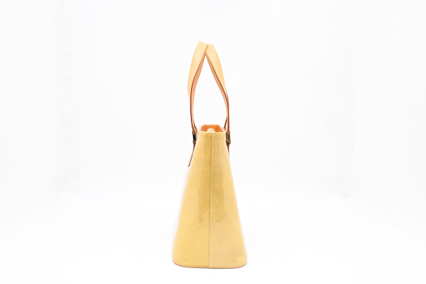 Louis Vuitton Houston in Yellow Vernis Leather