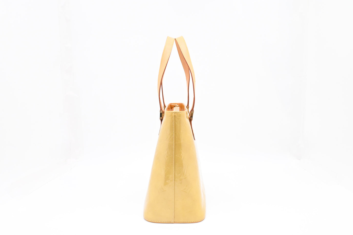 Louis Vuitton Houston in Yellow Vernis Leather