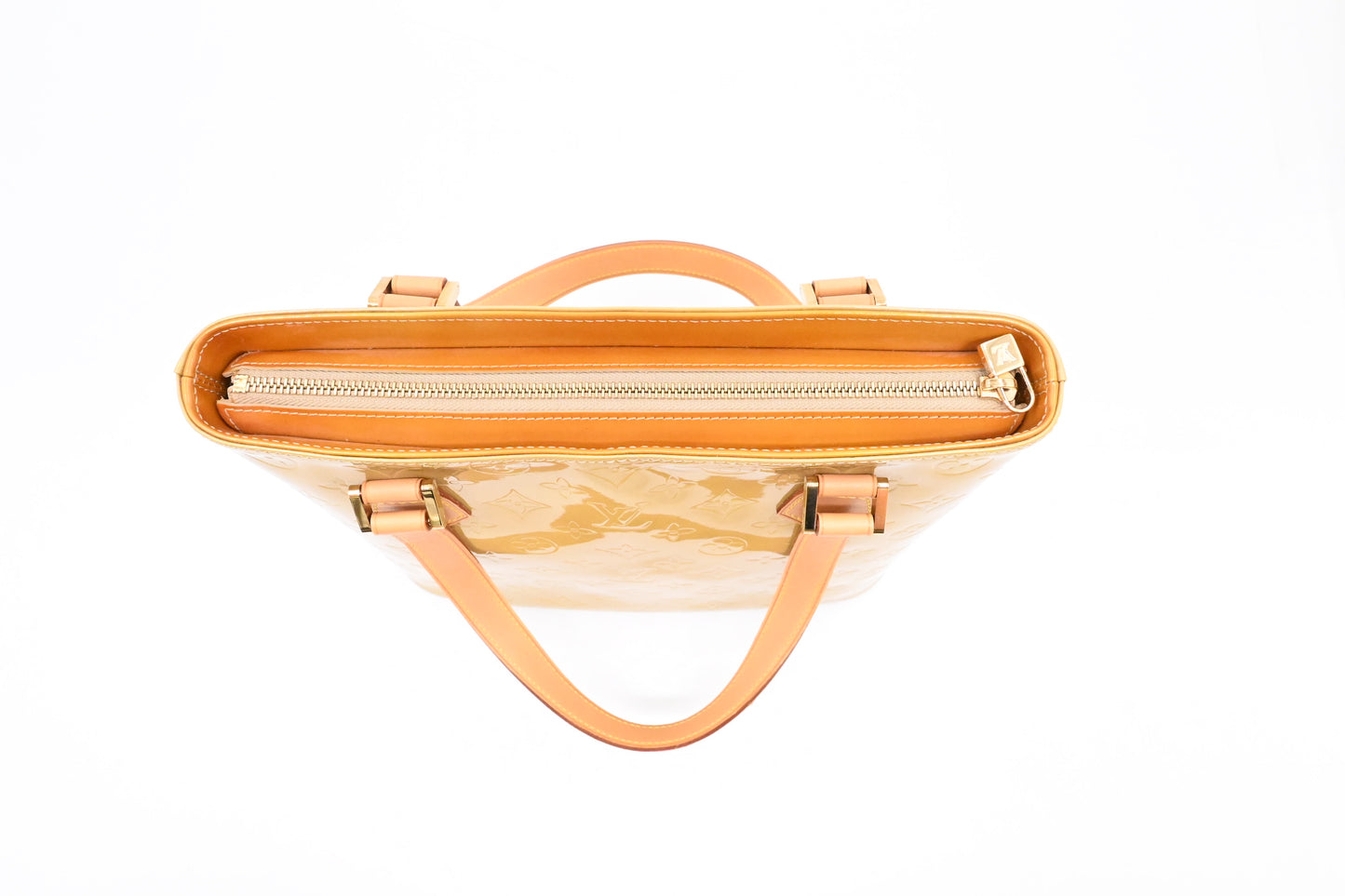 Louis Vuitton Houston in Yellow Vernis Leather