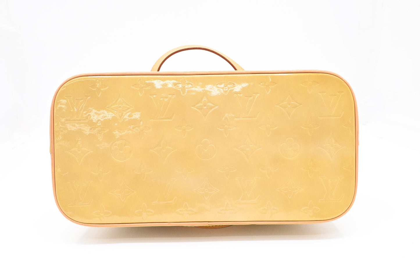 Louis Vuitton Houston in Yellow Vernis Leather