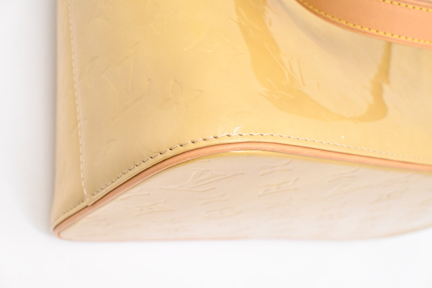 Louis Vuitton Houston in Yellow Vernis Leather