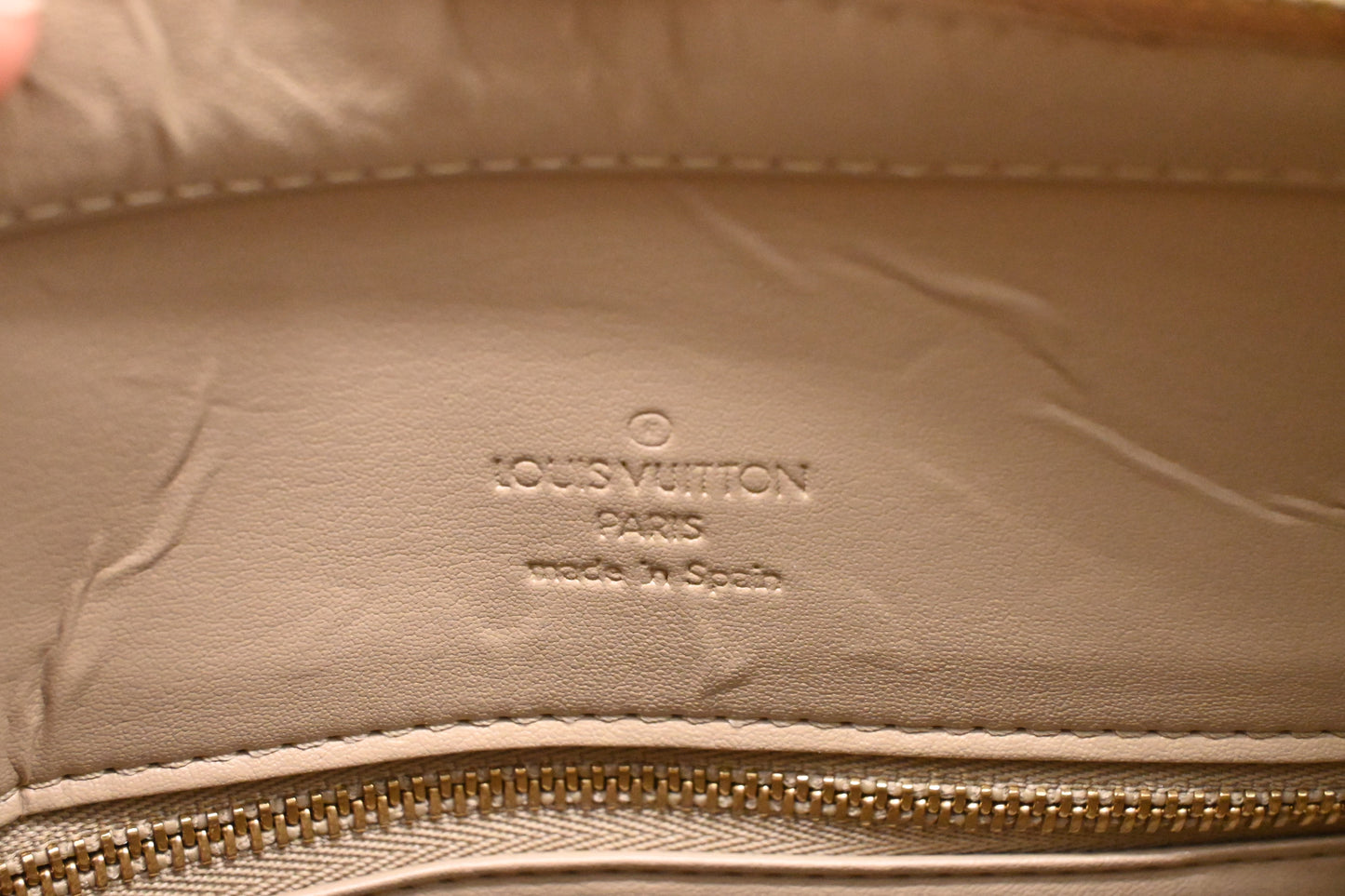 Louis Vuitton Houston in Yellow Vernis Leather
