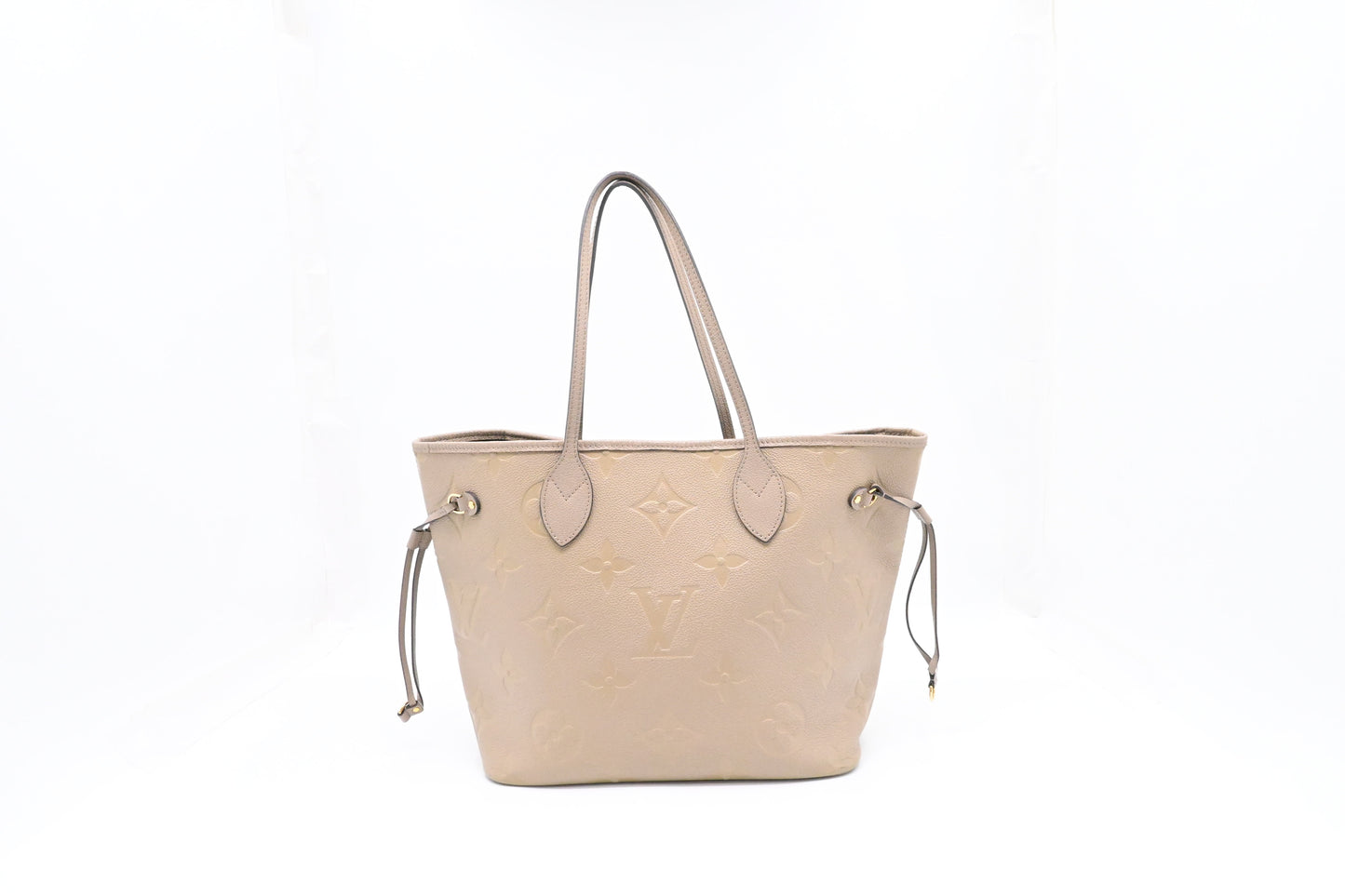 Louis Vuitton Neverfull MM in Turtledove Empreinte Leather