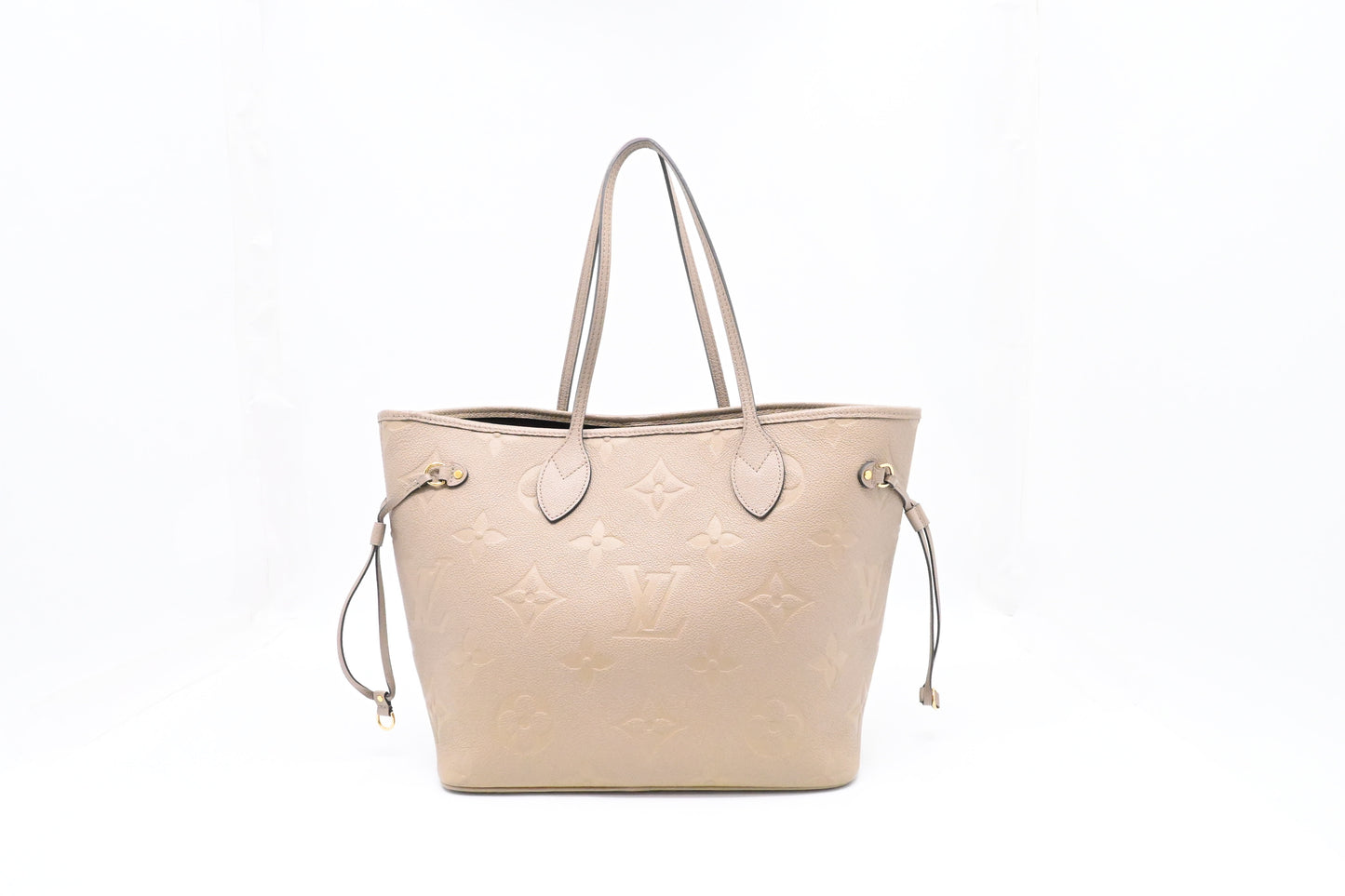 Louis Vuitton Neverfull MM in Turtledove Empreinte Leather