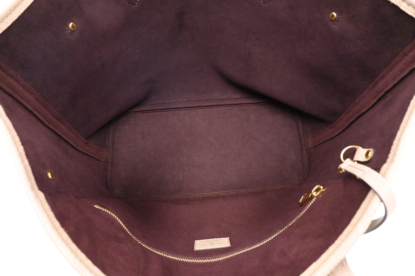 Louis Vuitton Neverfull MM in Turtledove Empreinte Leather