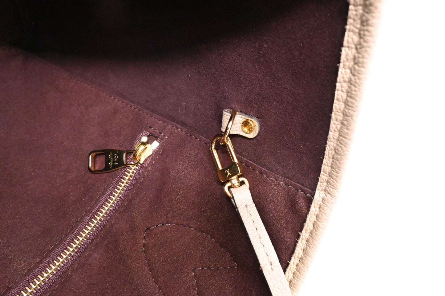 Louis Vuitton Neverfull MM in Turtledove Empreinte Leather