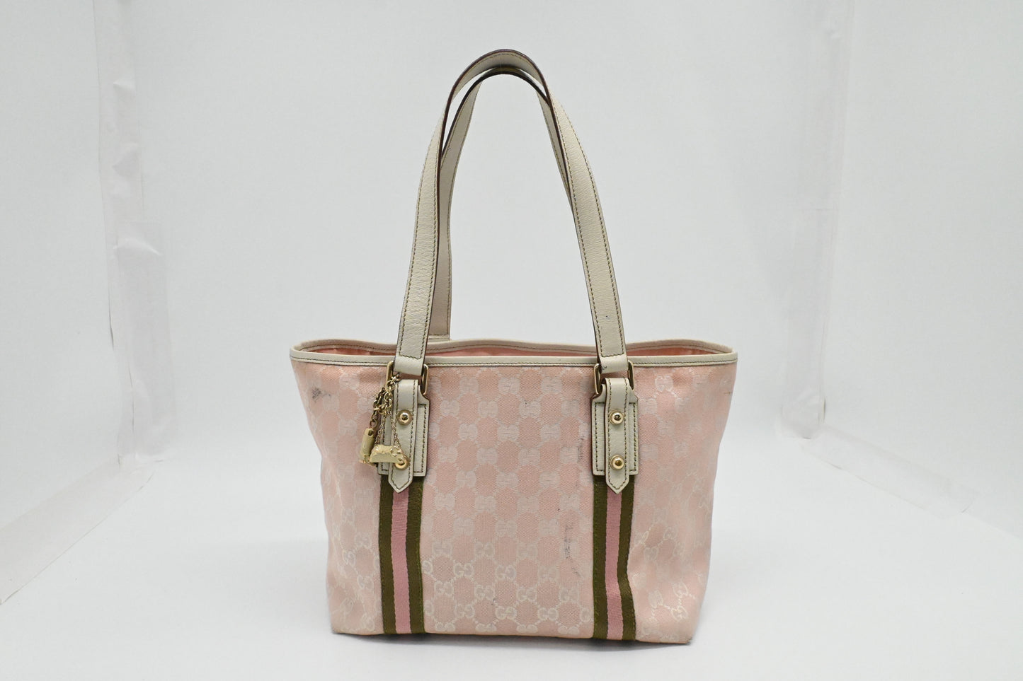 Gucci Tote Bag in Pink GG Canvas