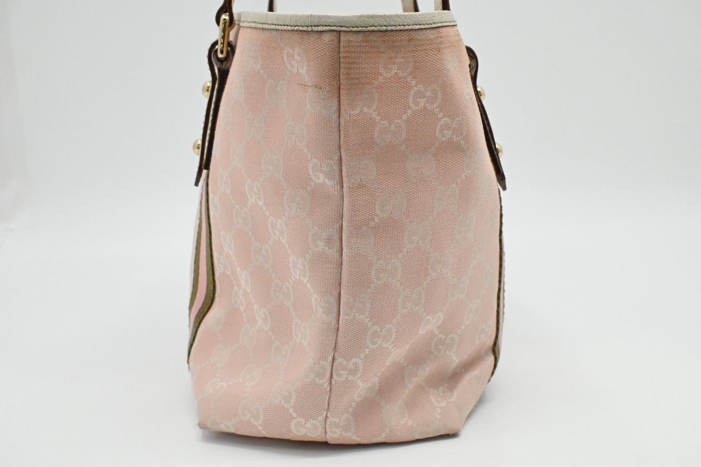 Gucci Tote Bag in Pink GG Canvas