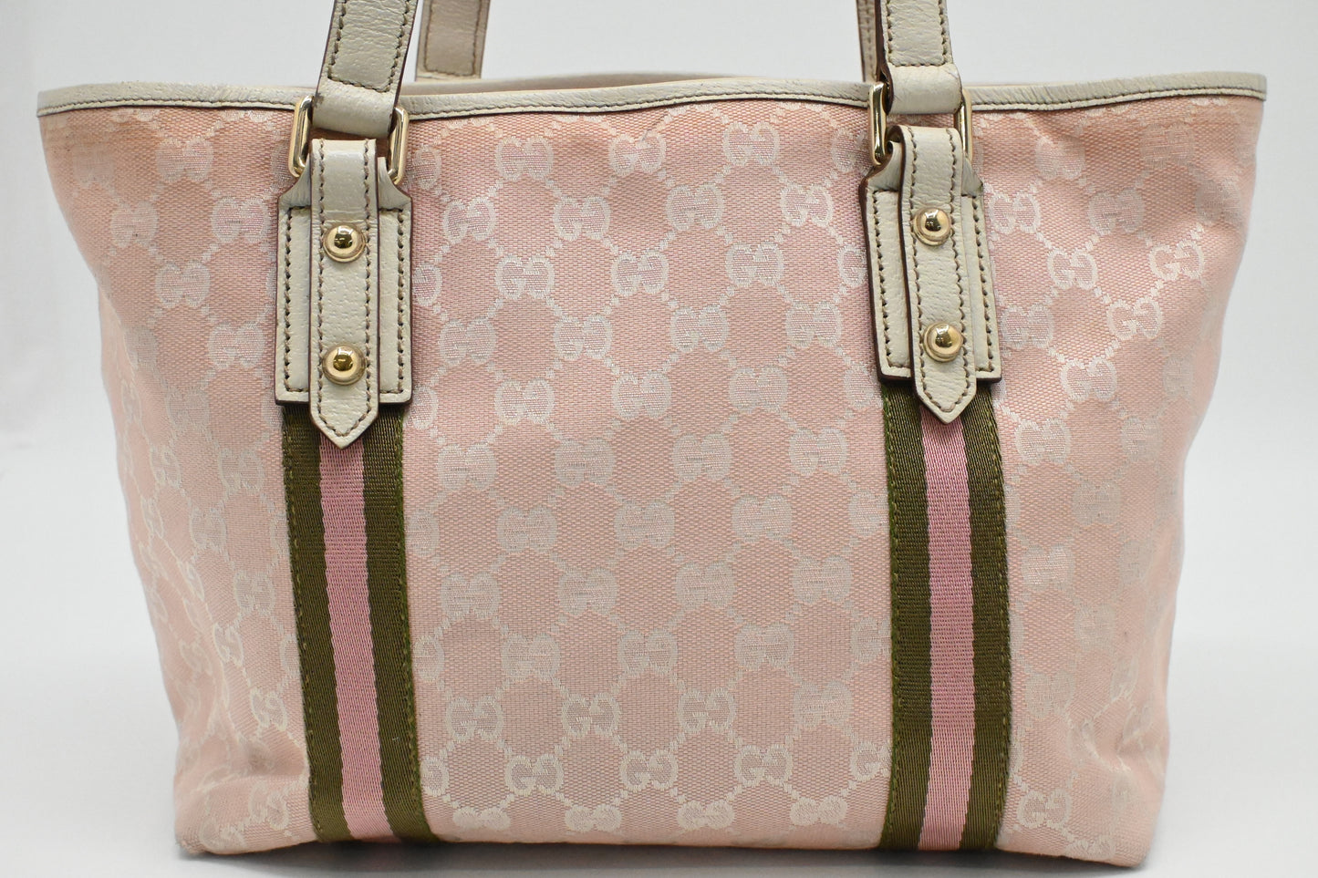 Gucci Tote Bag in Pink GG Canvas