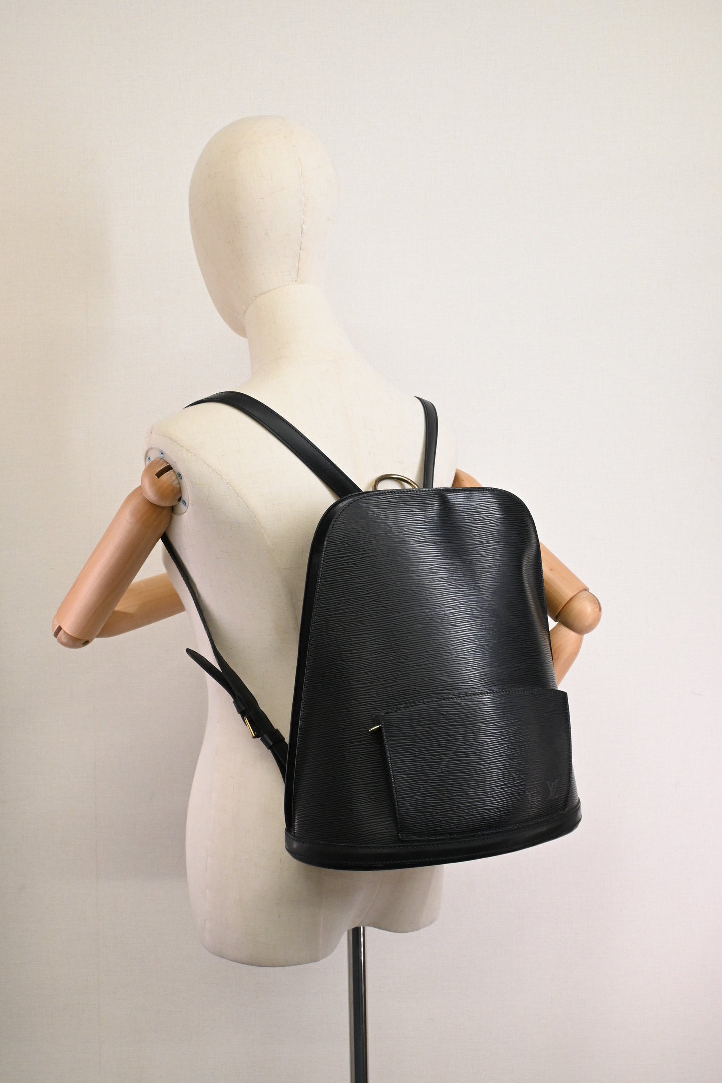 Louis Vuitton Gobelins Backpack in Black Epi Leather