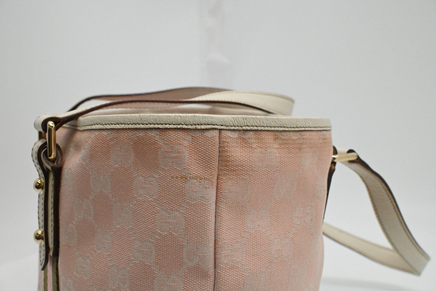 Gucci Tote Bag in Pink GG Canvas