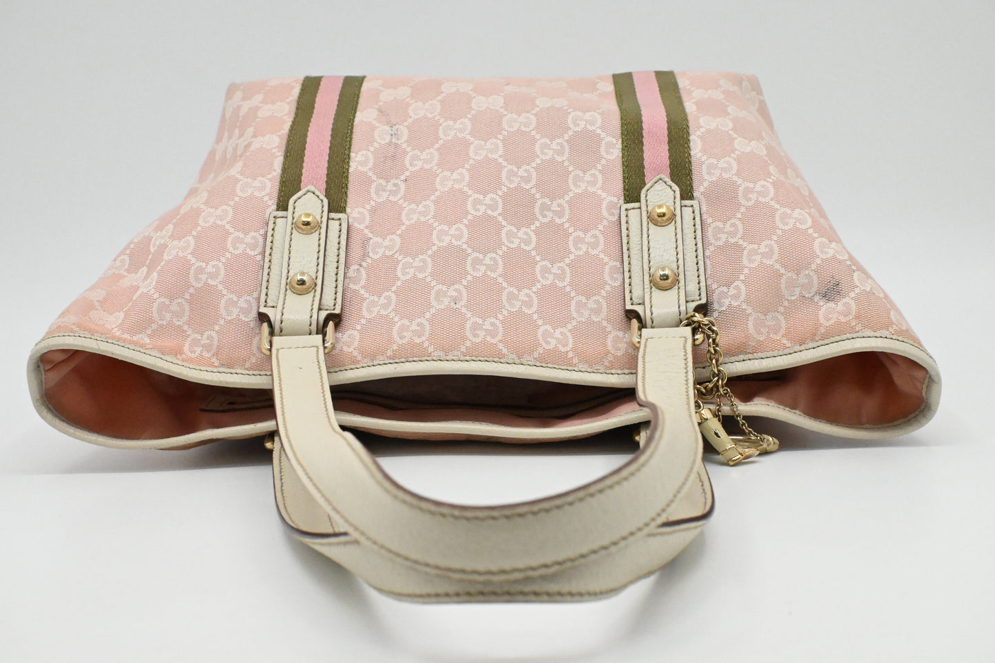Gucci Tote Bag in Pink GG Canvas