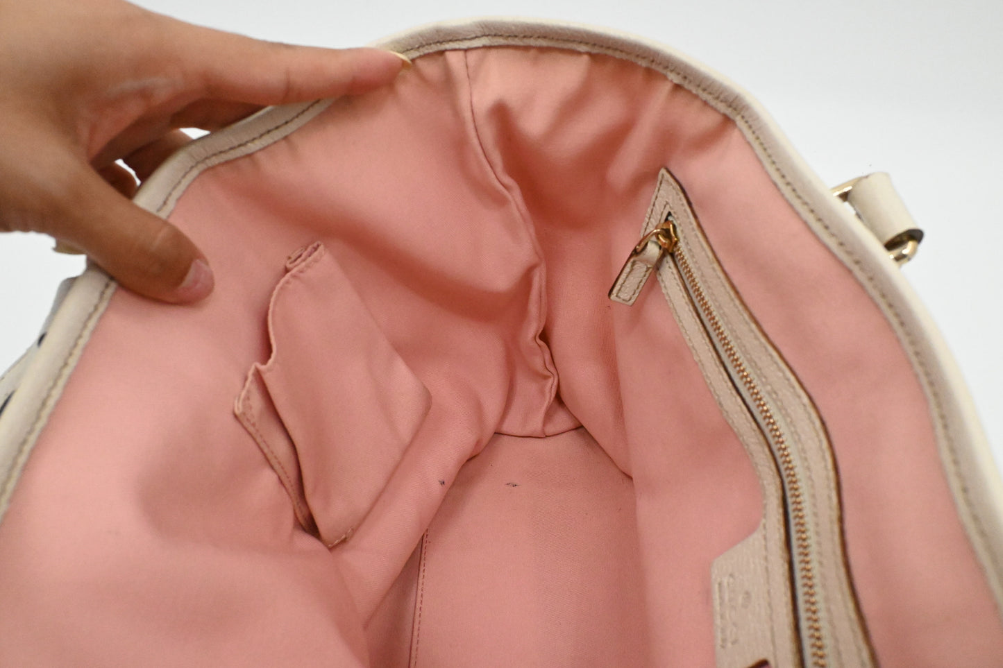 Gucci Tote Bag in Pink GG Canvas