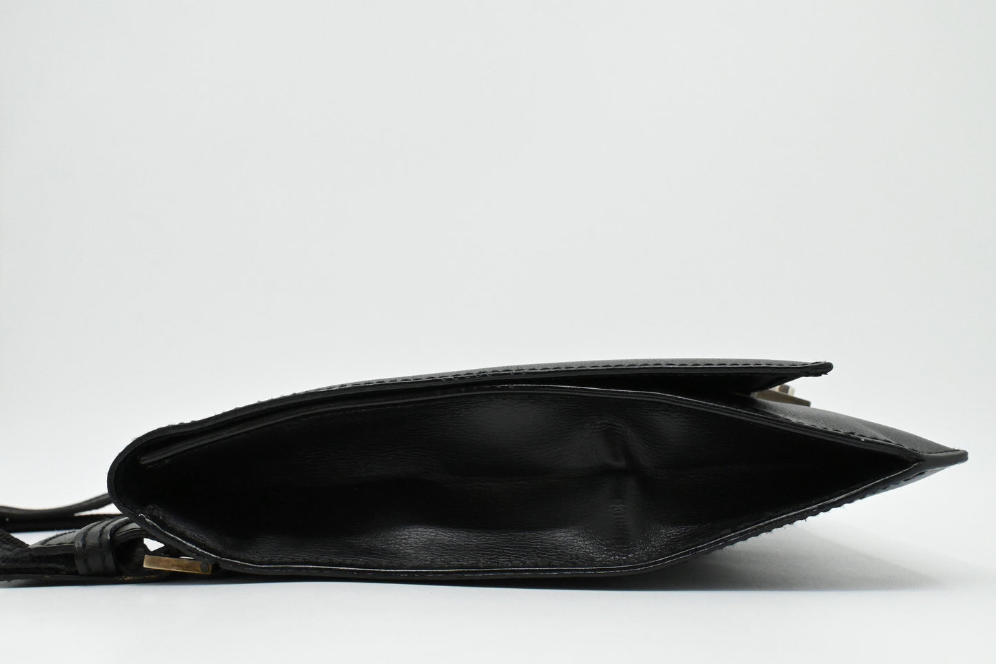 Ferragamo Crossbody Bag in Black Leather